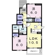 ブリーゼ21の間取り画像
