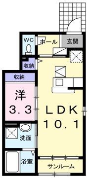 サニーの間取り画像
