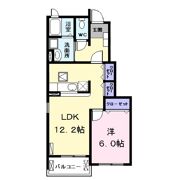 ガ－デンスクエアBの間取り画像