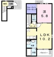 サンリットヴィラⅢの間取り画像
