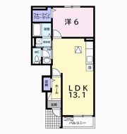 エアリーズ シエロ Bの間取り画像