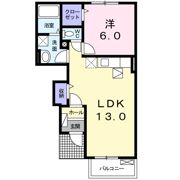 チェイスドリームAの間取り画像