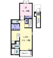 エターナル Ⅱの間取り画像
