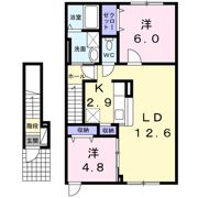 パーク水明Cの間取り画像