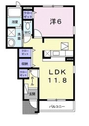 ヴィラサンフラワーの間取り画像
