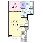 プラム コートの間取り画像