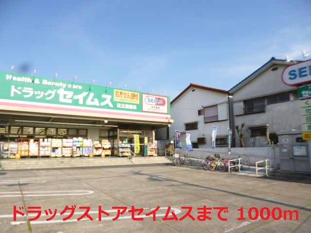 近くのセイムスまで1,000m（徒歩13分）