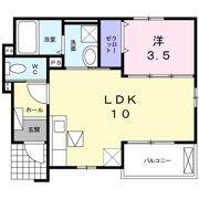 カーサ・ローズマリーの間取り画像