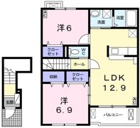 ヴェルジェの間取り画像