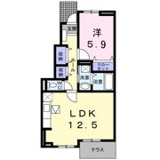 アースリバーFの間取り画像