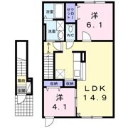メゾンKT 10号館の間取り画像