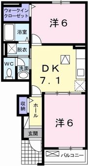 ヌーベルバーグの間取り画像