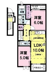 ハーベストガーデンⅡの間取り画像