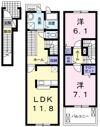 ブランドールの間取り画像