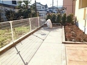 バイク置場が至近