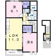 ベル コリーヌBの間取り画像