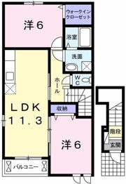 ラ・リズィエール 1番館の間取り画像