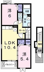 フィオーレ王子Ⅱの間取り画像