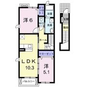サンリット コリーヌの間取り画像
