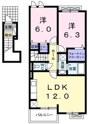 ベル オーヴの間取り画像
