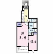 クリスタルガーデン カラーの間取り画像
