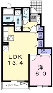 ソーレ・メゾンⅡの間取り画像
