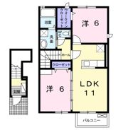 アミーチ Ⅳの間取り画像
