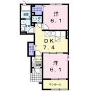 ヌーベルカクマンBの間取り画像