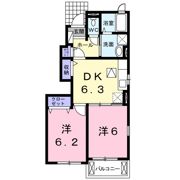 コスモグレイスBの間取り画像