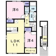 カーサアルコバレーノⅡの間取り画像