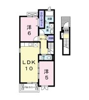 ミッドタウン玉野 八号館の間取り画像