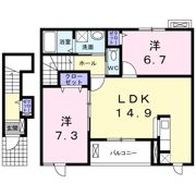 ノイハウスAの間取り画像