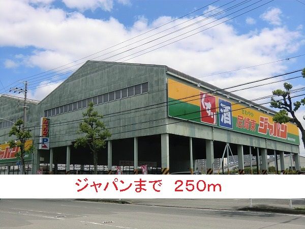 近くのジャパンまで250m(徒歩4分)