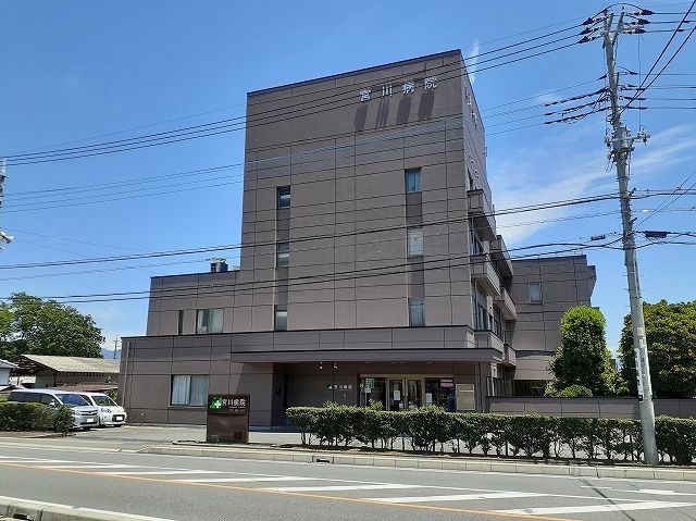 近くの宮川病院まで450m（徒歩6分）