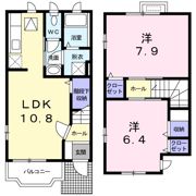 ボンボニエールの間取り画像
