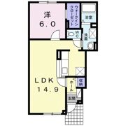LaPace大和の間取り画像