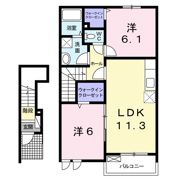 アヴァンツァートⅢの間取り画像