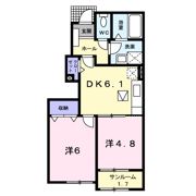 サニ－コ－ト聖Ⅶ Bの間取り画像