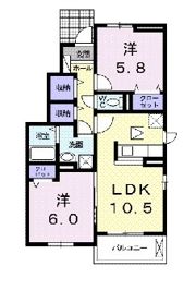 マーベラス柏井Ⅱの間取り画像