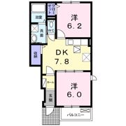 ウエストヒルズの間取り画像