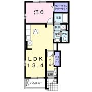 メゾンジュネスCの間取り画像