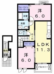 プレジールBの間取り画像