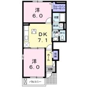 レインボーヒルズ愛坂Ⅱの間取り画像