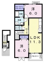 RIVABIG Ⅴの間取り画像