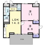 グリーン ガーデンの間取り画像