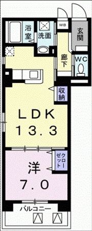 アウラ 新御徒町の間取り画像