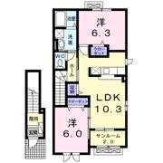 プランドール新庄Ⅱの間取り画像