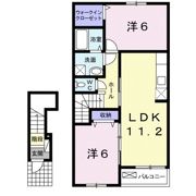 コンフォート切ノ川の間取り画像