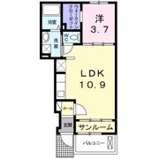サンライズ コーポの間取り画像