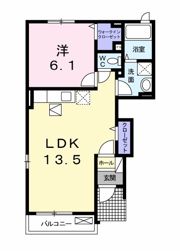 ガーデンヒルズAの間取り画像